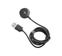 Fossil Gen 2 Cargador de repuesto para Q Founder 2.0 Wander 2.0 para Marshal, cargador rápido seguro con protección contra sobrecalentamiento, cable USB de 1 m para reloj inteligente (negro)