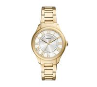 Fossil Gilmore - Reloj de Acero Inoxidable con Tres manecillas para Mujer, Oro, Moderno