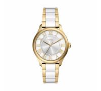 Fossil Gilmore Reloj Mujer, Movimiento de Cuarzo Tres Agujas Fecha con Correa de Acero Inoxidable o Cuero