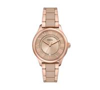 Fossil Gilmore Reloj Mujer, Movimiento de Cuarzo Tres Agujas Fecha con Correa de Acero Inoxidable o Cuero