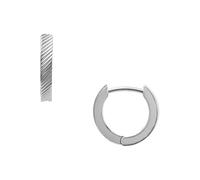 Fossil Harlow Silver Pendientes para Mujer en Acero Inoxidable JF04772040 Talla única Acier inoxydable Sans Pierre précieuse, Talla única, Gris Plata