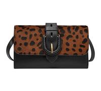 Fossil Harwell Wallet Crossbody Leopard