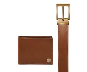 Fossil Hayes, Accesorio de Viaje-Billetera Plegable Hombres, marrón, Small
