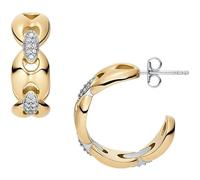 FOSSIL Pendientes 'HERITAGE' oro / plata One Size oro / plata