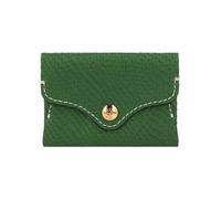 Fossil Heritage Tarjetero Piel natural 10 cm verde