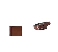 Fossil Hombre Huntington Cartera de Cuero marrón y cinturón Joe, Estuche