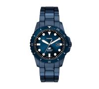 Fossil Hombre Reloj de 42MM de Acero Inoxidable Azul, FS6166