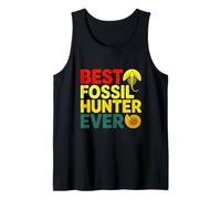 Fossil Hunter Paleontología Geología Rockhound Retro Ciencia Camiseta sin Mangas