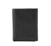 Fossil Ingram, Cartera Tri-Fold para Hombre, Negro, Small