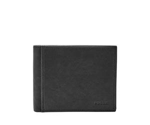 Fossil Ingram RFID Bifold with Flip ID - Cartera para hombre de 2 partes con ventana móvil para tarjeta identificativa - negro -