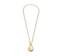 Fossil Jacqueline - Reloj analógico para mujer, esfera plateada, ES5292, Dorado, Collar de reloj