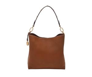 Fossil Jessie Bucket Shoulder Bag, Bolso de Hombro para Mujer, Marrón Medio, Grande, Large