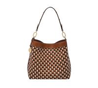 Fossil Jessie Bucket Shoulder Bag, Bolso de Hombro para Mujer, Tejido Neutro Grande, Large
