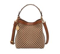 Fossil Jessie Bucket Shoulder Bag, Bolso de Hombro para Mujer, Tejido Neutro pequeño, Small