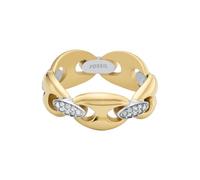 Fossil Heritage JF049319986 - Anillo de acero inoxidable multicolor para mujer