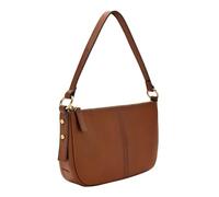 Fossil Jolie Bolso cruzado de piel o ante marrón para mujer, Marrón cacao
