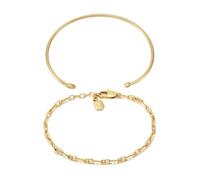 Fossil Juego de pulseras Mujer de latón con estilos múltiples