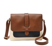 Fossil Kinley - Bolso bandolera grande o pequeño para mujer, Bloque de color neutro, Small