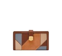 Fossil Lennox Billetera de piel con solapa para mujer