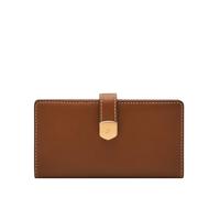Fossil Lennox - Cartera de Piel con pestaña para Mujer, marrón Medio (Modelo: SL10036200), marrón Medio