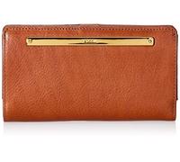 Fossil Liza, Cremallera de Embrague Mujeres, marrón, 19.5 cm L x 2.5 cm W x 11.4 cm H