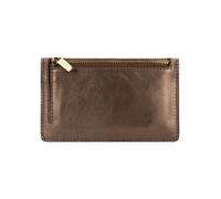 FOSSIL Logan Zip Card Case Bronze
