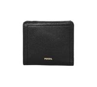 Fossil Billetero para mujer Logan, Billetero de piel con ribete de poliuretano negro 10,2 cm de largo x 2,5 cm de ancho x 8,9 cm de alto SL7829001