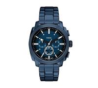 Fossil Machine Hombre Reloj de 44MM de Acero Inoxidable Azul, FS6167