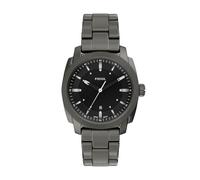 Fossil Machine Reloj para Hombre de Acero Inoxidable Color Gris Metalizado de 41MM, FS6185
