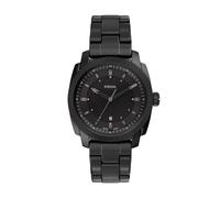 Fossil Machine Reloj para Hombre de Acero Inoxidable Negro de 41MM, FS6186
