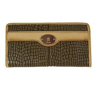 Fossil Maddox Embossed Zip Embrague Ash Gray