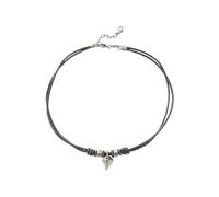 Fossil Collar Para Hombre Vintage Casual, Medidas: Longitud: 45 Cm + 5 Cm Collar De Cuero Negro, JF85832040