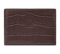FOSSIL monedero Derrick Bifold Brown Croco