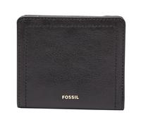 Fossil Billetero para mujer Logan, Billetero de piel con ribete de poliuretano negro 10,2 cm de largo x 2,5 cm de ancho x 8,9 cm de alto SL7829001