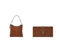 Fossil Mujer Jessie Bolso de cuero marrón y cartera Harwell, Estuche