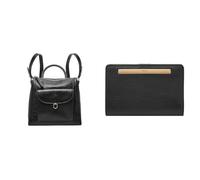 Fossil Mujer Parker Bolso de cuero negro y cartera Liza, Estuche