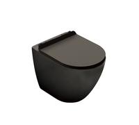 Fossil Natura Venecia Inodoro suspendido fabricado en cerámica de color negro mate 1221