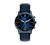 Fossil Neutra Hombre Reloj de 44MM de Acero Inoxidable Azul, FS6168