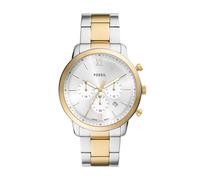 Fossil Neutra - Reloj cronógrafo de acero inoxidable de cuarzo para hombre, Oro/Plata, 44 mm, Neutra