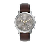 Fossil Neutra Reloj cronógrafo de Cuero marrón para Hombre (Modelo: FS6129)