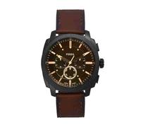 Fossil New Machine Watch for Men, 44mm Quartz Chronograph Movement with Stainless Steel