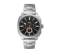 Fossil New Machine Watch for Men, 44mm Quartz Chronograph Movement with Stainless Steel or Leather Strap