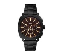 Fossil New Machine Watch for Men, 44mm Quartz Chronograph Movement with Stainless Steel or Leather Strap