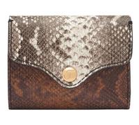 Fossil Patrimonio, Funda para Tarjetas para Mujer, Estampado De Serpiente, 9.8 cm L x 1.3 cm W x 7 cm H
