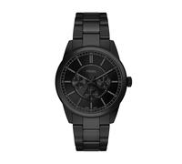 Fossil Pearson FS6135 - Reloj multifunción de acero inoxidable negro para hombre