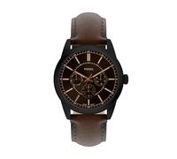 Fossil Pearson - Reloj multifunción de Cuero marrón para Hombre (Modelo: FS6138)