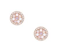 FOSSIL Pendientes 'VINTAGE GLITZ' oro rosa / rosa / blanco One Size oro rosa / rosa / blanco