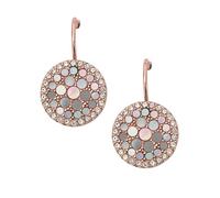 Fossil Pendientes de mujer en acero inoxidable con cierre de gancho