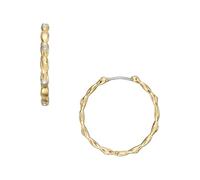 Fossil Sutton Evil Eye JF04816710 - Pendientes de aro para Mujer, color dorado, Talla única, Acero inoxidable, Sin piedra preciosa, Oro Ámbar