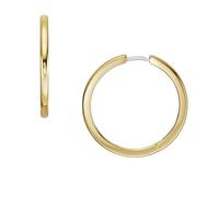 Fossil Pendientes para mujer en acero inoxidable o semipreciosos, cierre de palanca, dorado